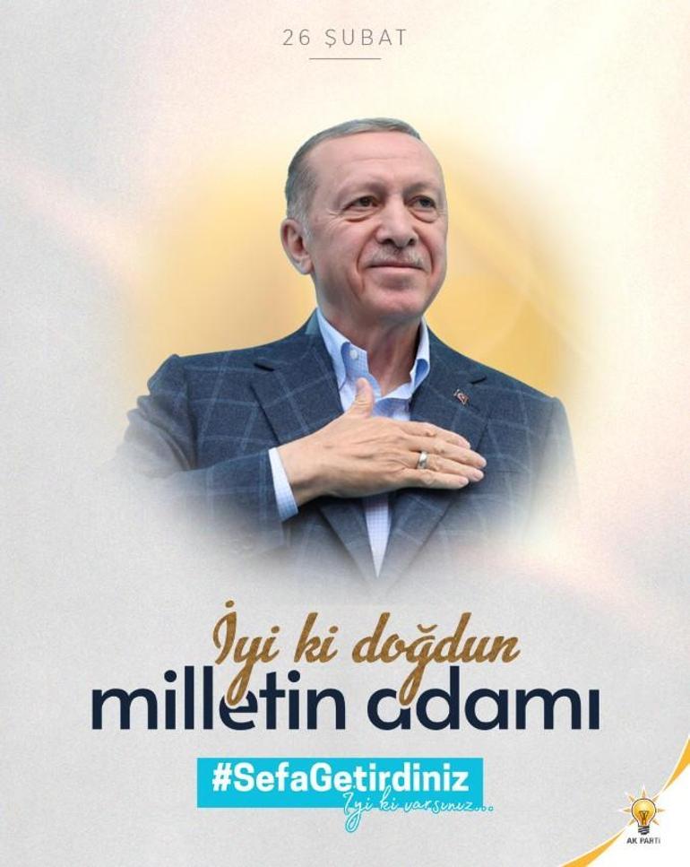 Erdoğan'ın Doğum Günü Kutlaması