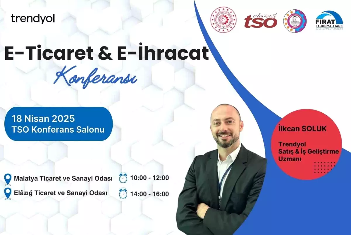 E-İhracat Bilgilendirme Toplantısı Malatya ve Elazığ’da Yapılacak